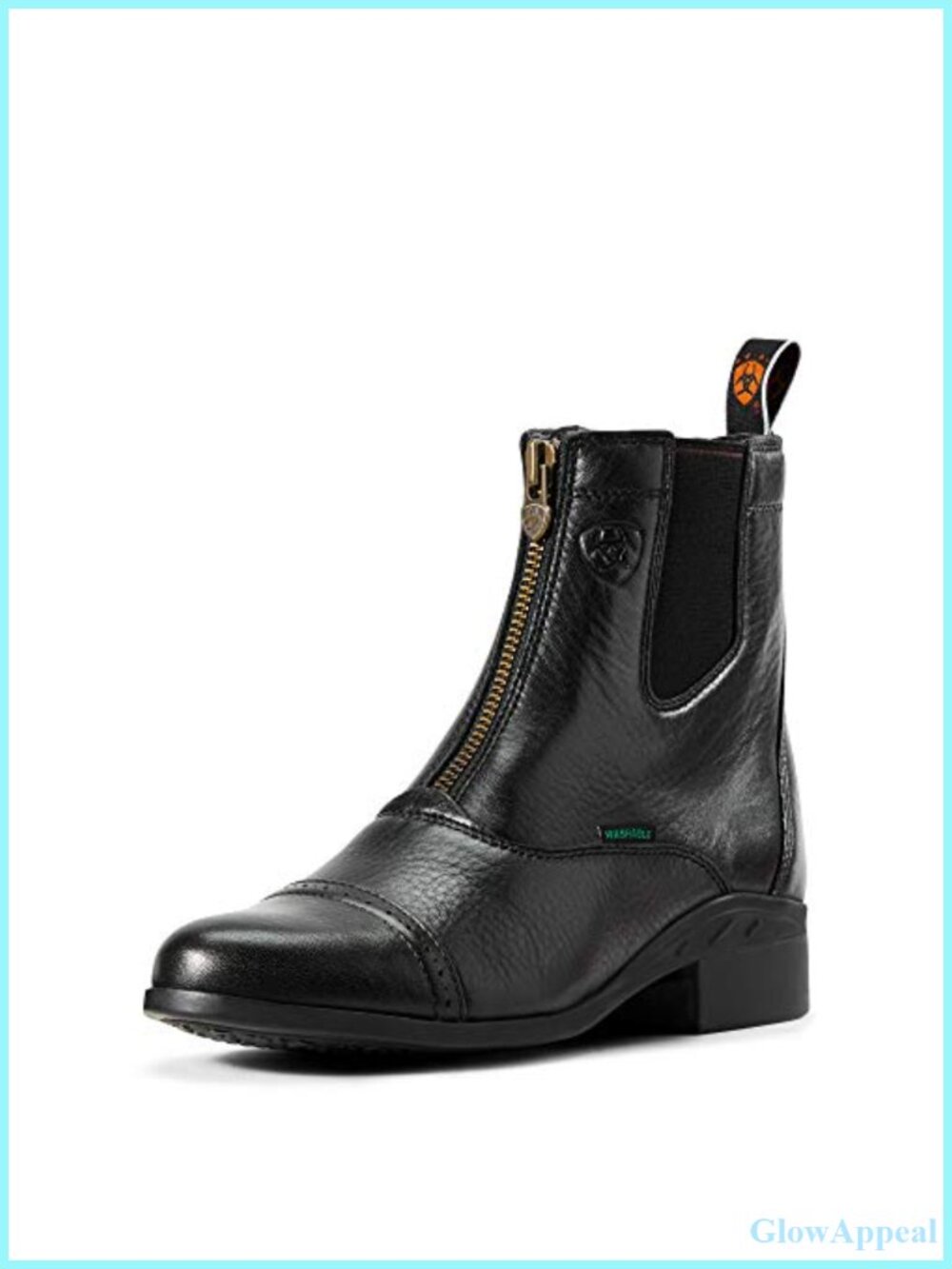 Women's Full-Grain Leather Zip Paddock Boots Equestrian Western